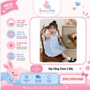 váy công chúa 2 dây